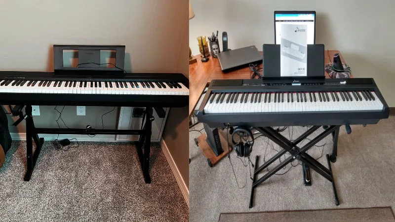 Donner vs Yamaha Piano