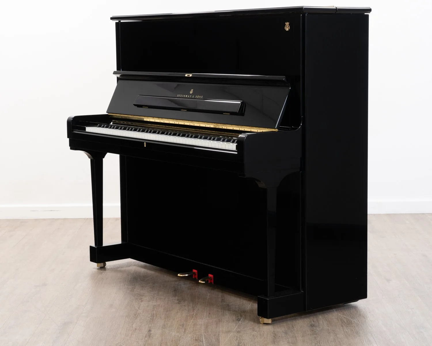 What German brand pianos are upright?