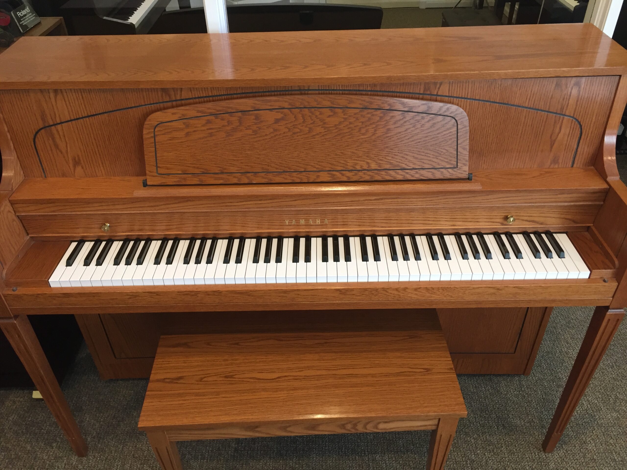 Oak piano