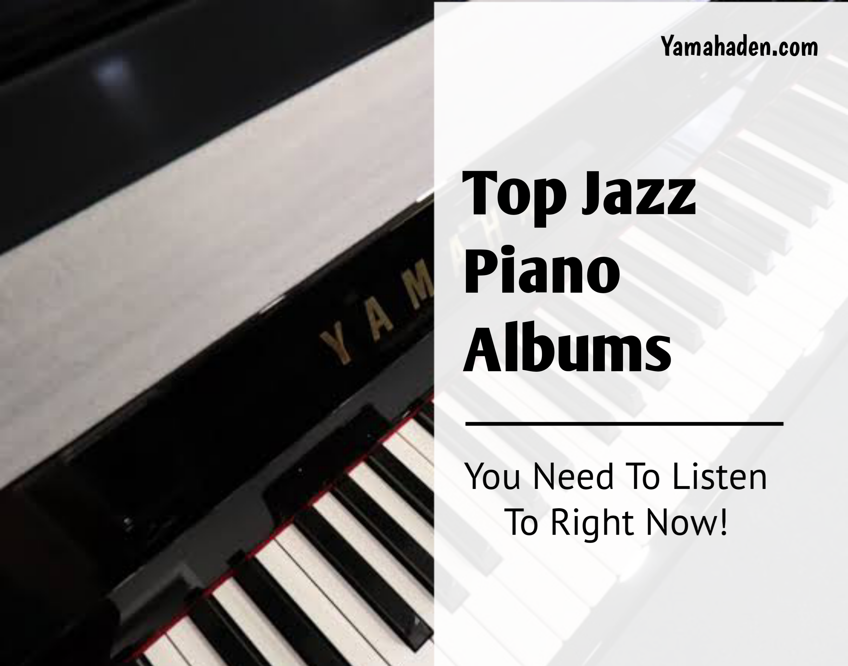 Top Jazz Piano Albums