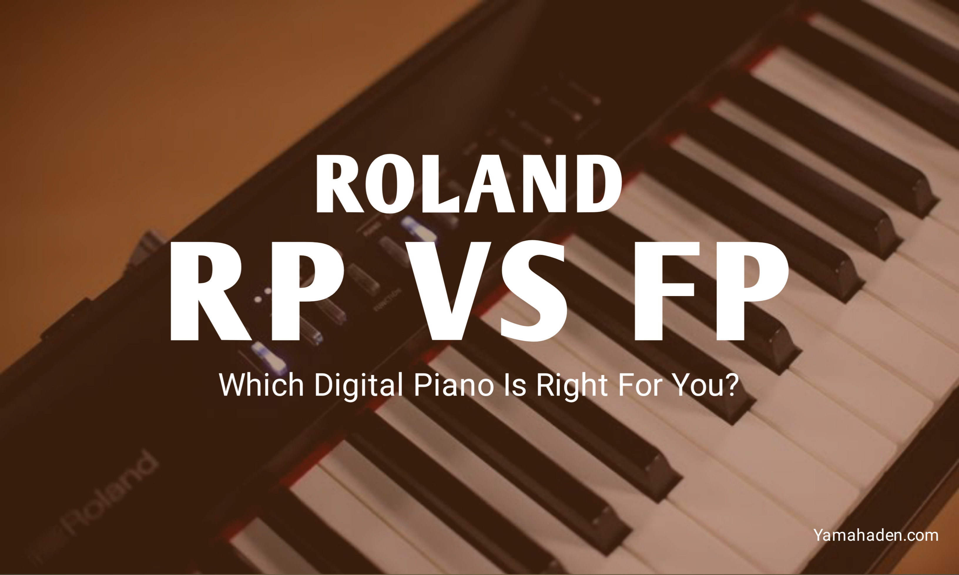 What is the difference between Roland RP and FP?