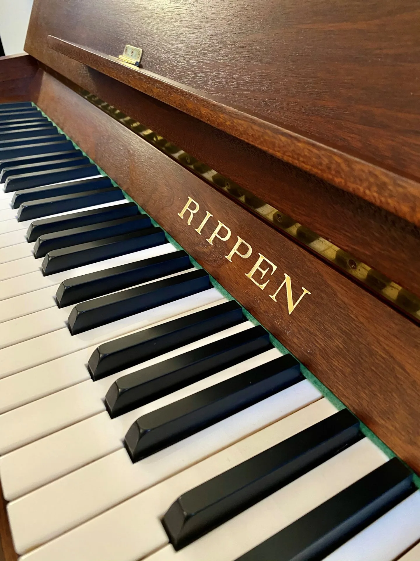 What is the history of the rippen piano?