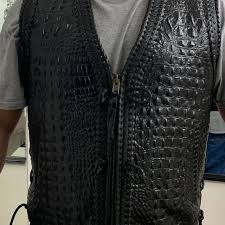 Alligator motorcycle vest