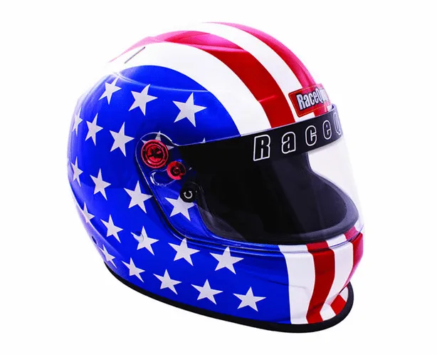 American flag motorcycle helmet