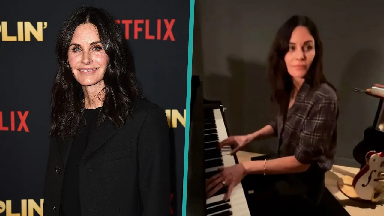 Does Courteney Cox Play Piano?