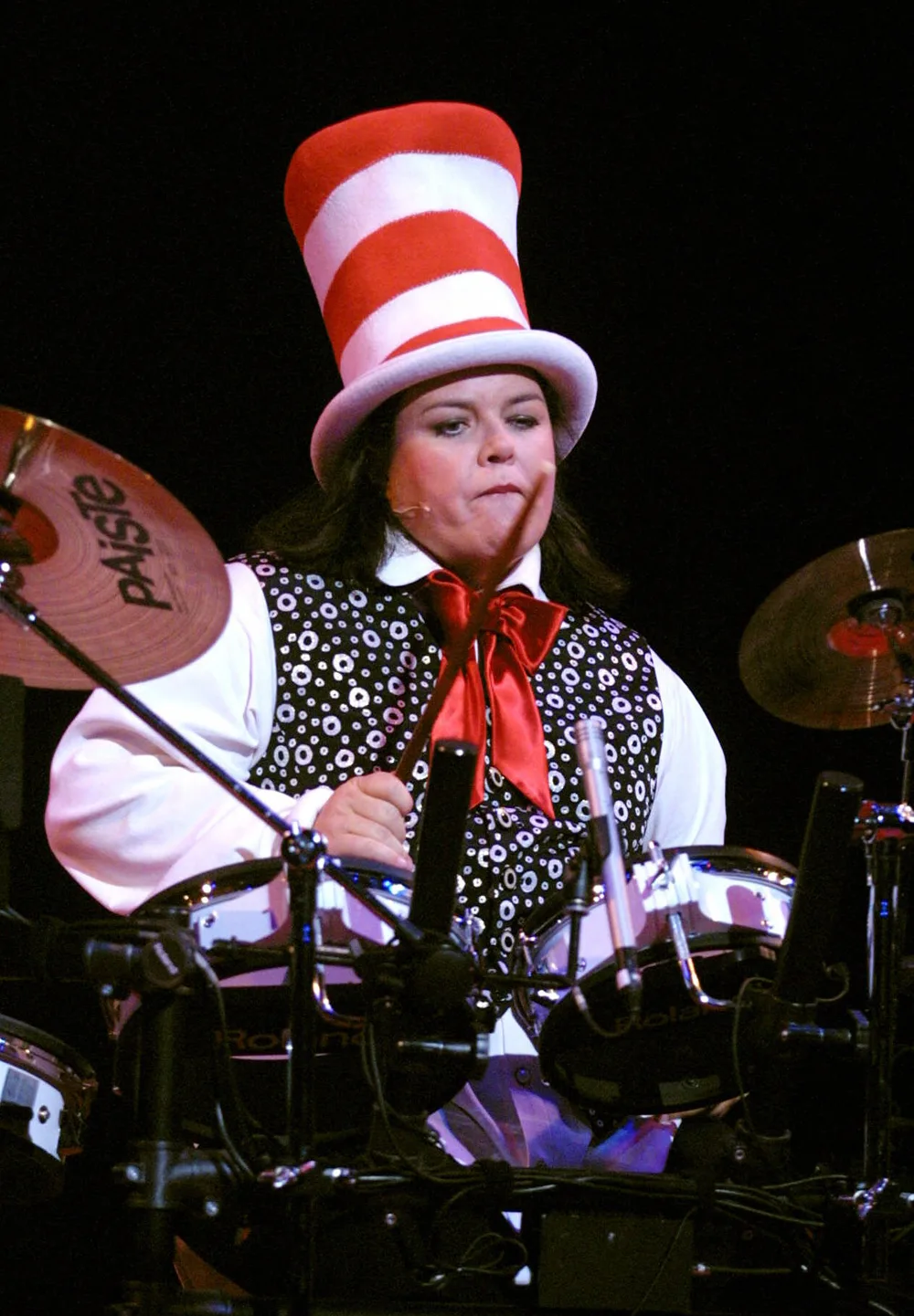 Does Rosie O'donnell Play the Drums?