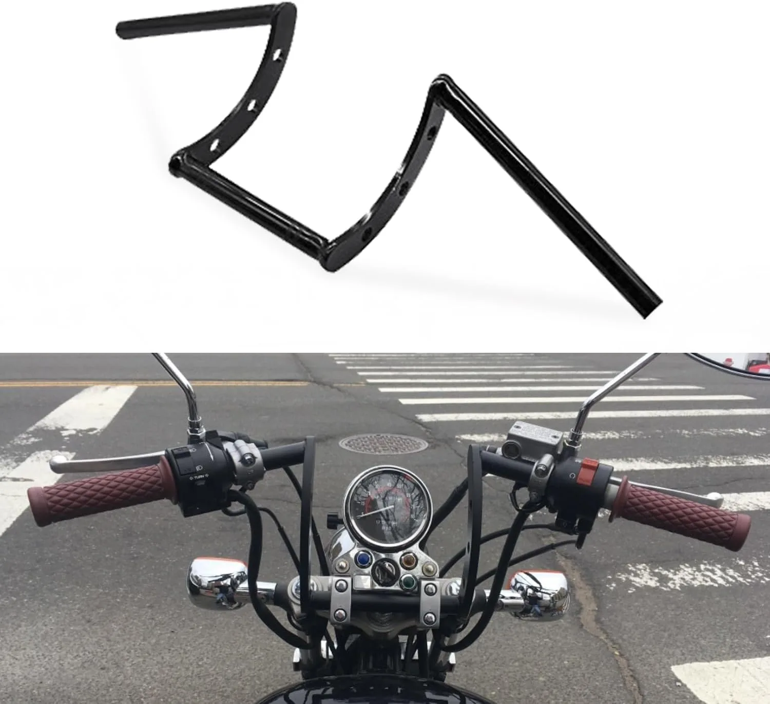 1 in motorcycle handlebars