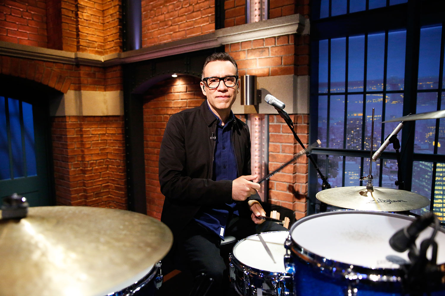 Does Fred Armisen Play the Drums?