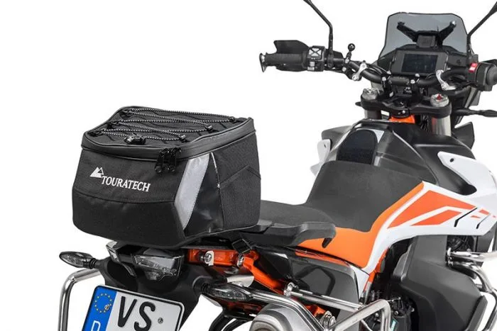 Adventure motorcycle tail bag