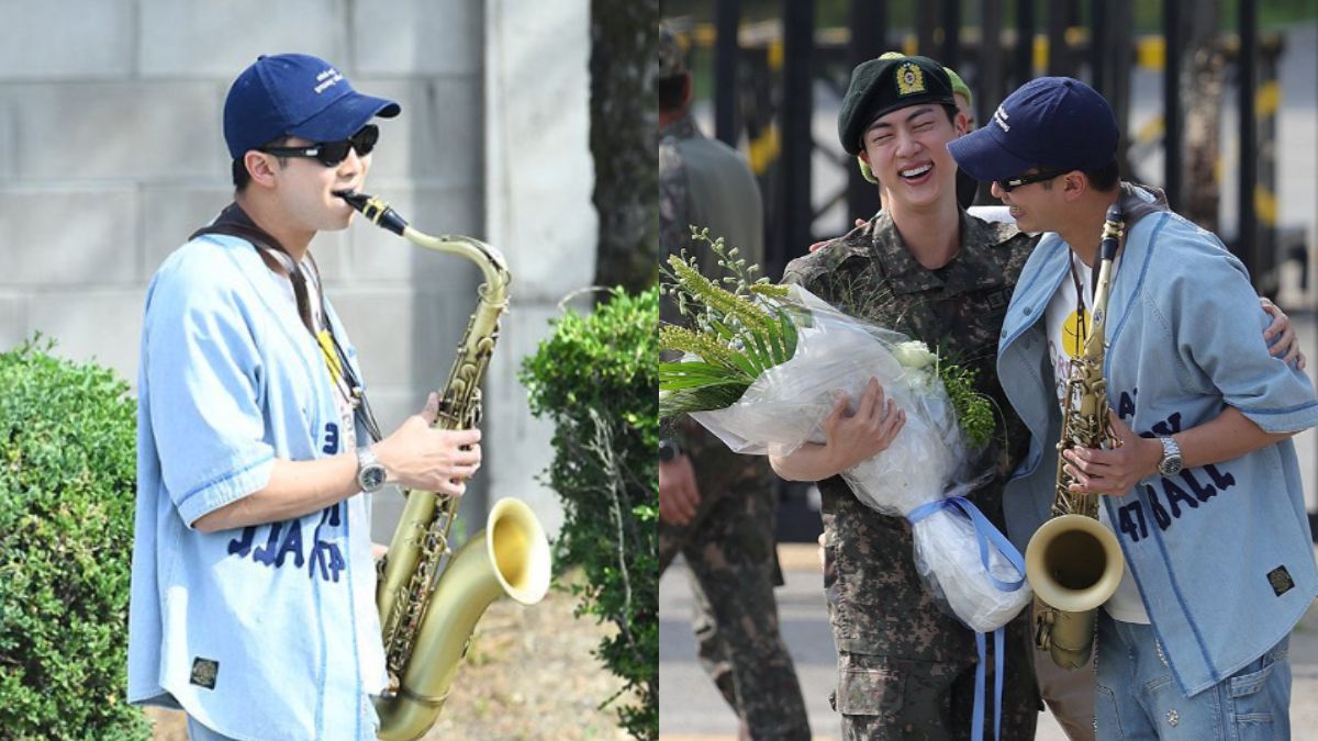 BTS Jin Gets Pissed Off With RM At His Military Discharge Ceremony Due To  THIS Reason; ARMYs Can't Stop Laughing