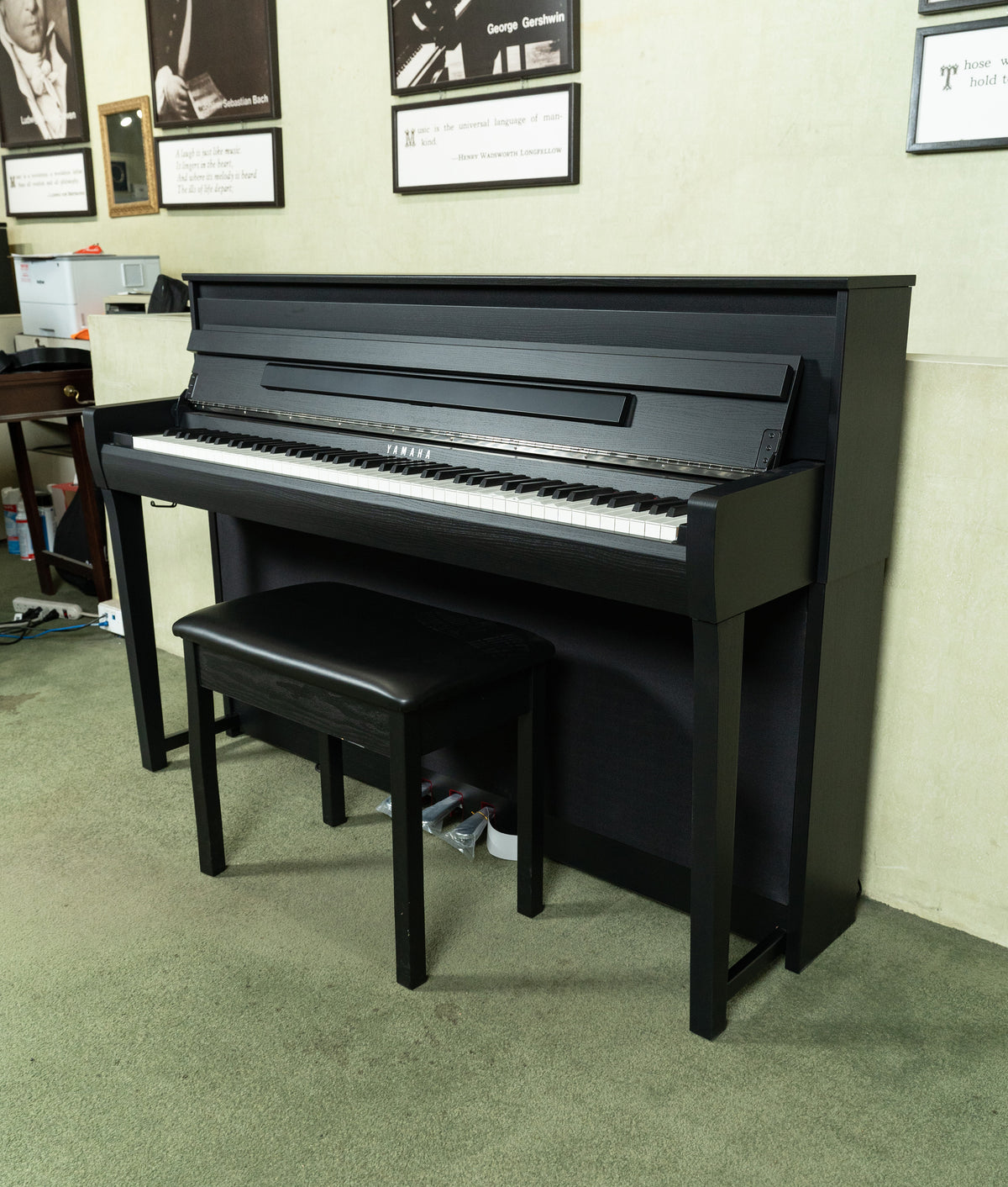 Digital Pianos | Yamaha | Pre-Owned Yamaha Clavinova CLP-785 Digital Piano - Matte Black | Used | alamomusiccenter.myshopify.com — Alamo Music Center