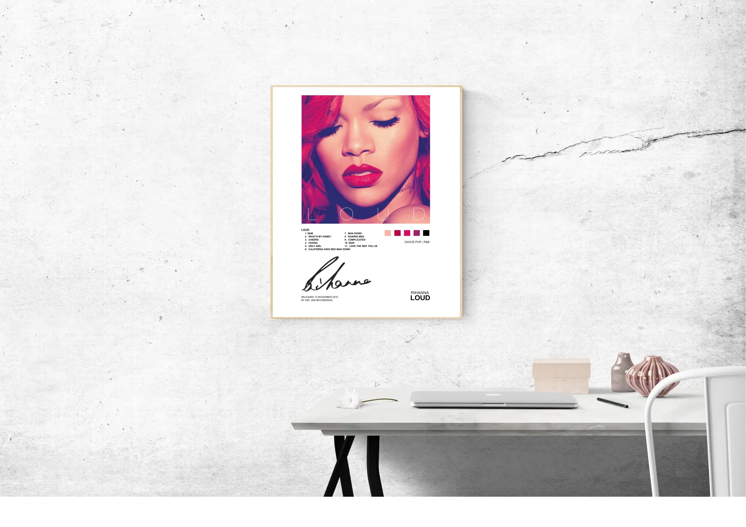 Amazon.com: Rihanna Poster Album Cover Canvas Wall Art (16X24 Inch) - Living Room Wall Decor. Authentic Rihanna Merch and Iconic Rihanna Vinyl Rapper Posters for Wall. Rihanna Posters for Wall Decor, The