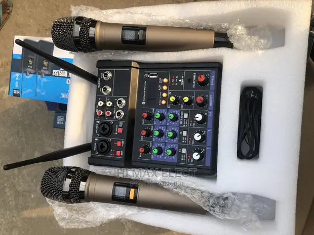 Yamaha G4 Power Mixer With Nice Quality Wireless Microphone in Mushin - Audio & Music Equipment, Hi Max Electronics | Jiji.ng