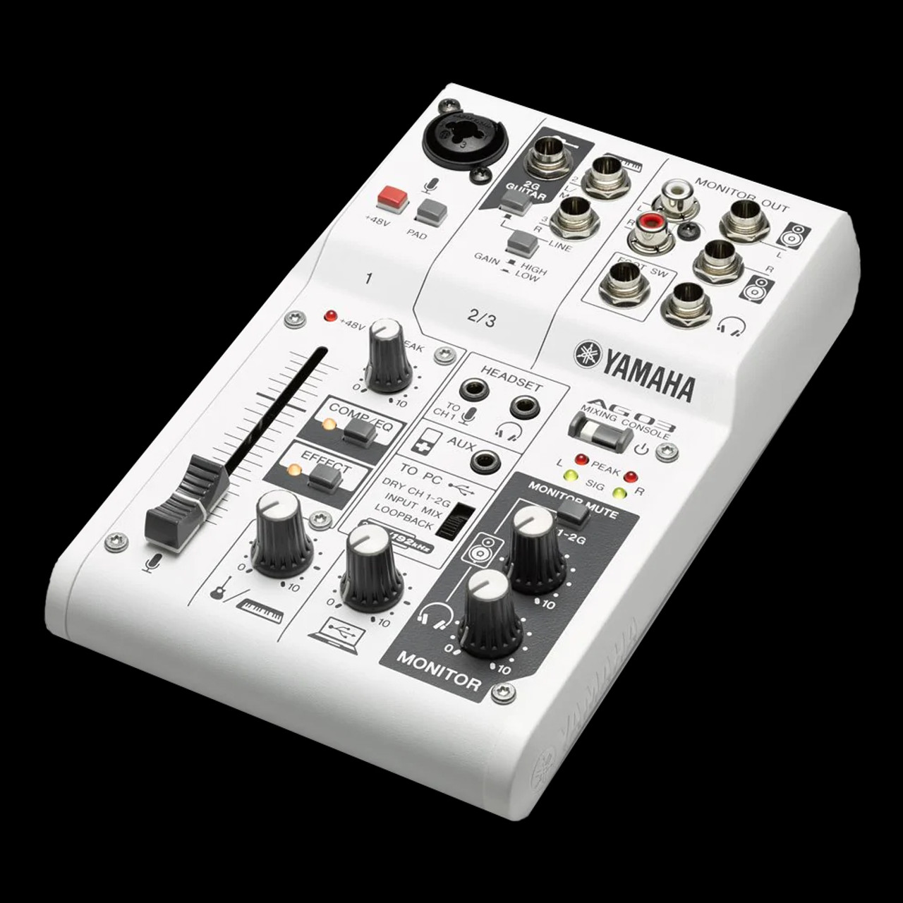 Yamaha AG Series AG03 Mixing Console 3 Channel Mixer - Guitar WorLd - City Arcade