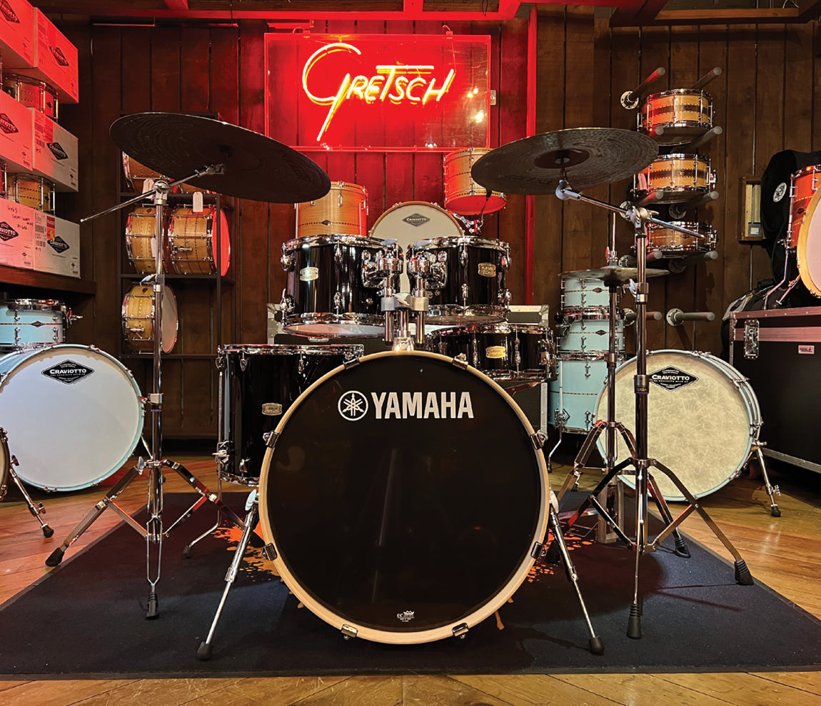 YAMAHA Stage Custom 5-piece Shell Pack in Raven Black – Drum Shop