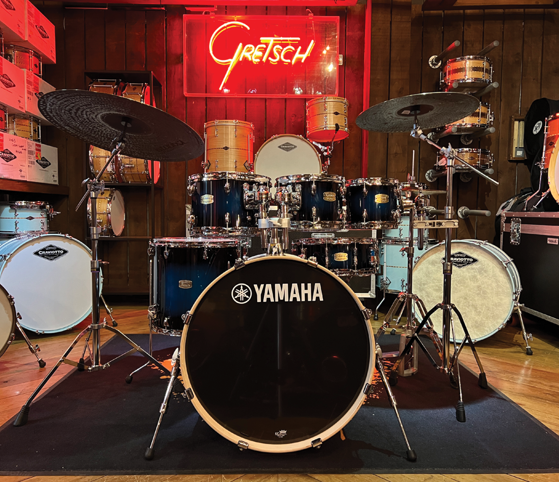 YAMAHA Stage Custom 6-piece Shell Pack in Deep Blue Sunburst – Drum Shop