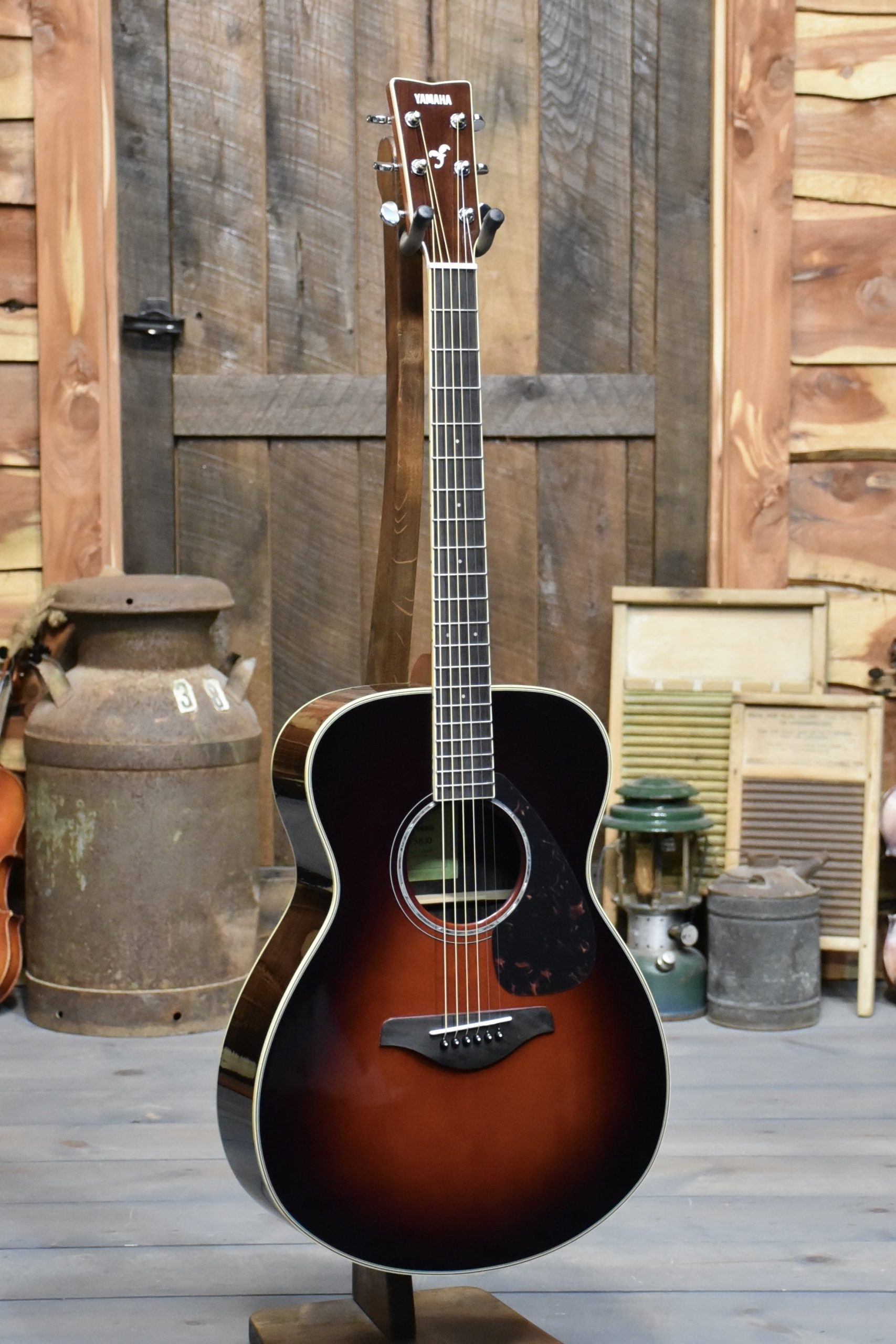 Yamaha FS830 TBS Small Body Acoustic Guitar - Tobacco Sunburst - Banjo Ben's General Store