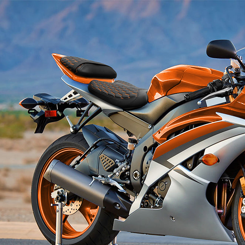 C.C. RIDER YZF R6 Front And Rear Seat For YAMAHA R6 YZFR6 Honeycomb, 2 – CCRiderseats