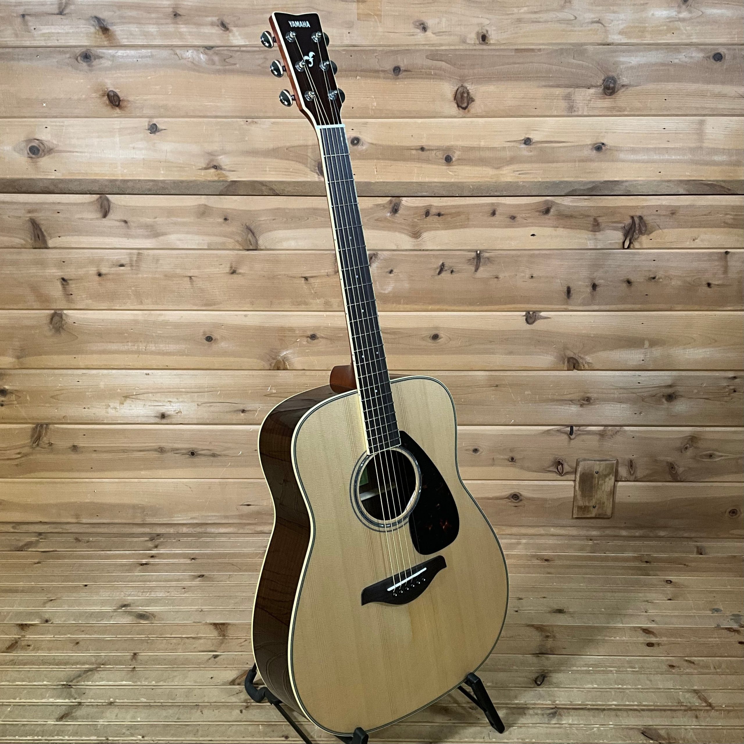 Yamaha FG830 Dreadnought Acoustic Guitar - Natural - Huber Breese Music