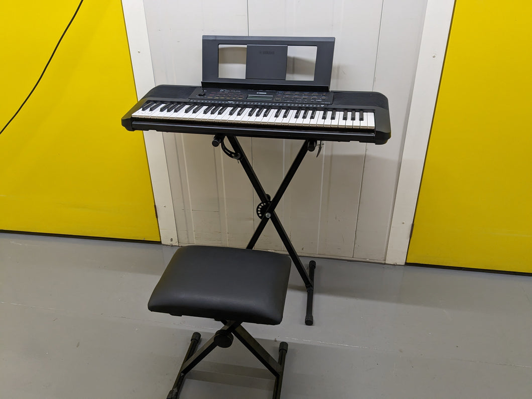 Yamaha PSR-E273 Full 61 Key Music Keyboard + stand + stool stock # 230 – Sulinda Music