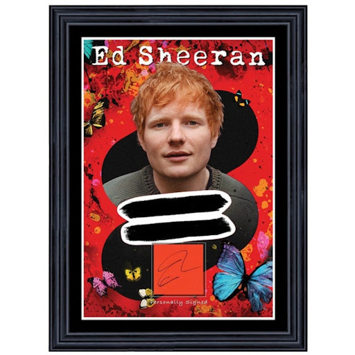Ed Sheeran Equals Signed Album Cover Framed – exclusivesignings