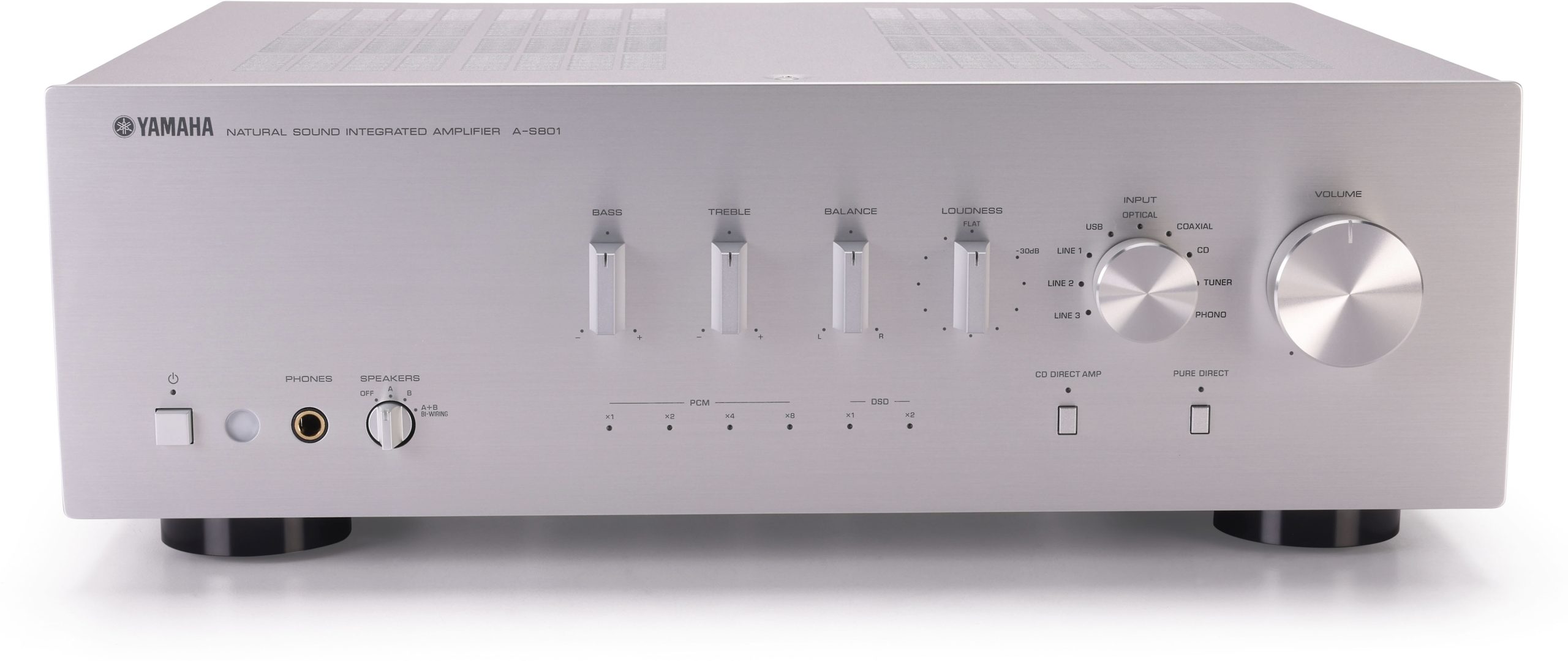 Customer Reviews: Yamaha A-S801 (Silver) Stereo integrated amplifier with  built-in DAC at Crutchfield Canada