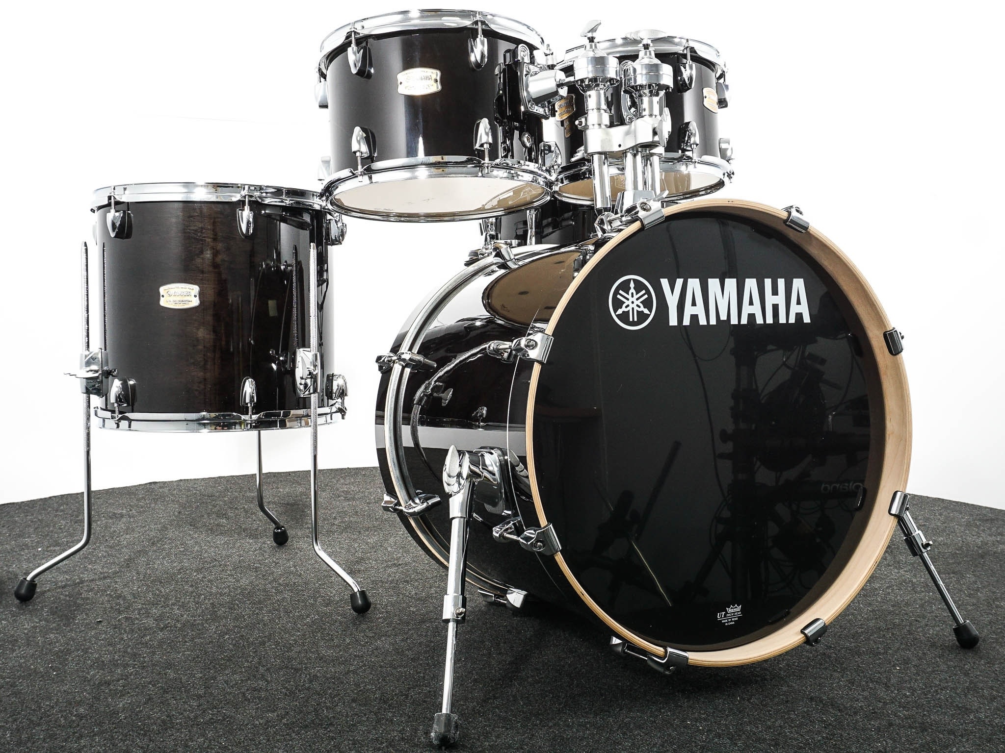 Yamaha Stage Custom 20" Birch Drum Kit in Raven Black | Graham Russell -  Graham Russell Drums