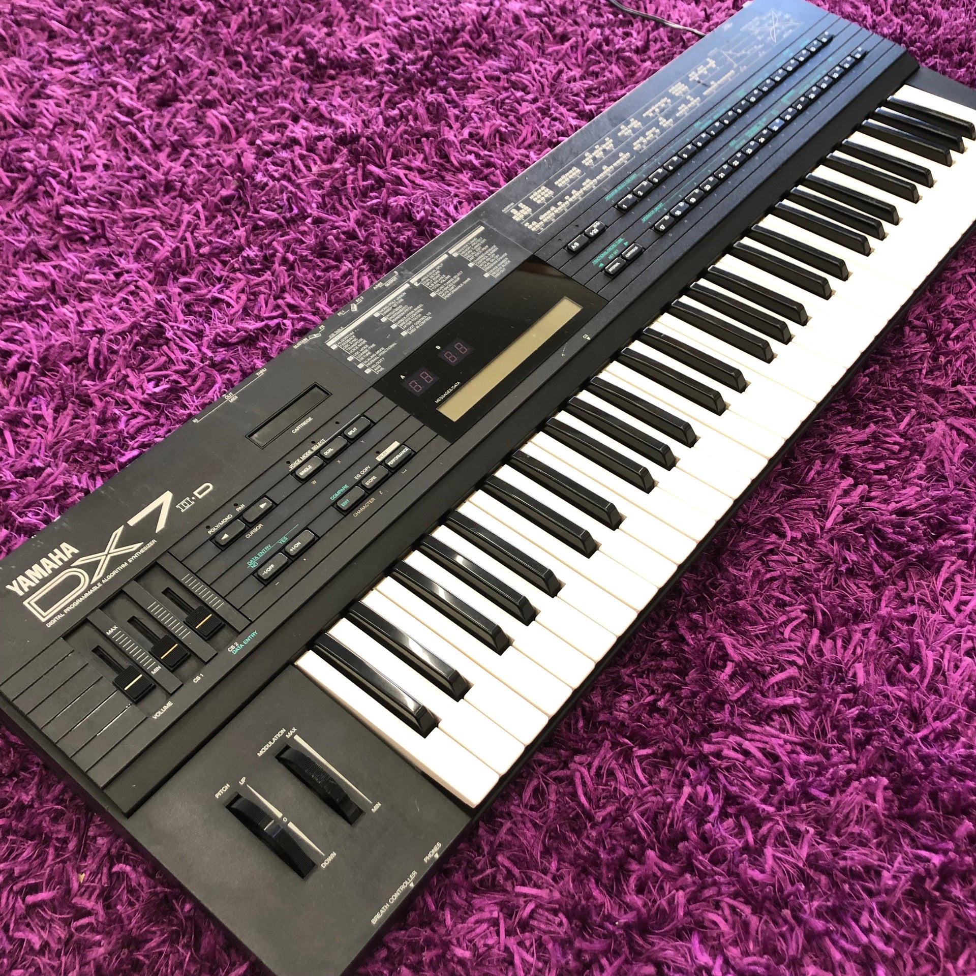 Yamaha DX7 II-D Digital Programmable Algorithm Keyboard Synthesizer (M –  Deep Tone Music