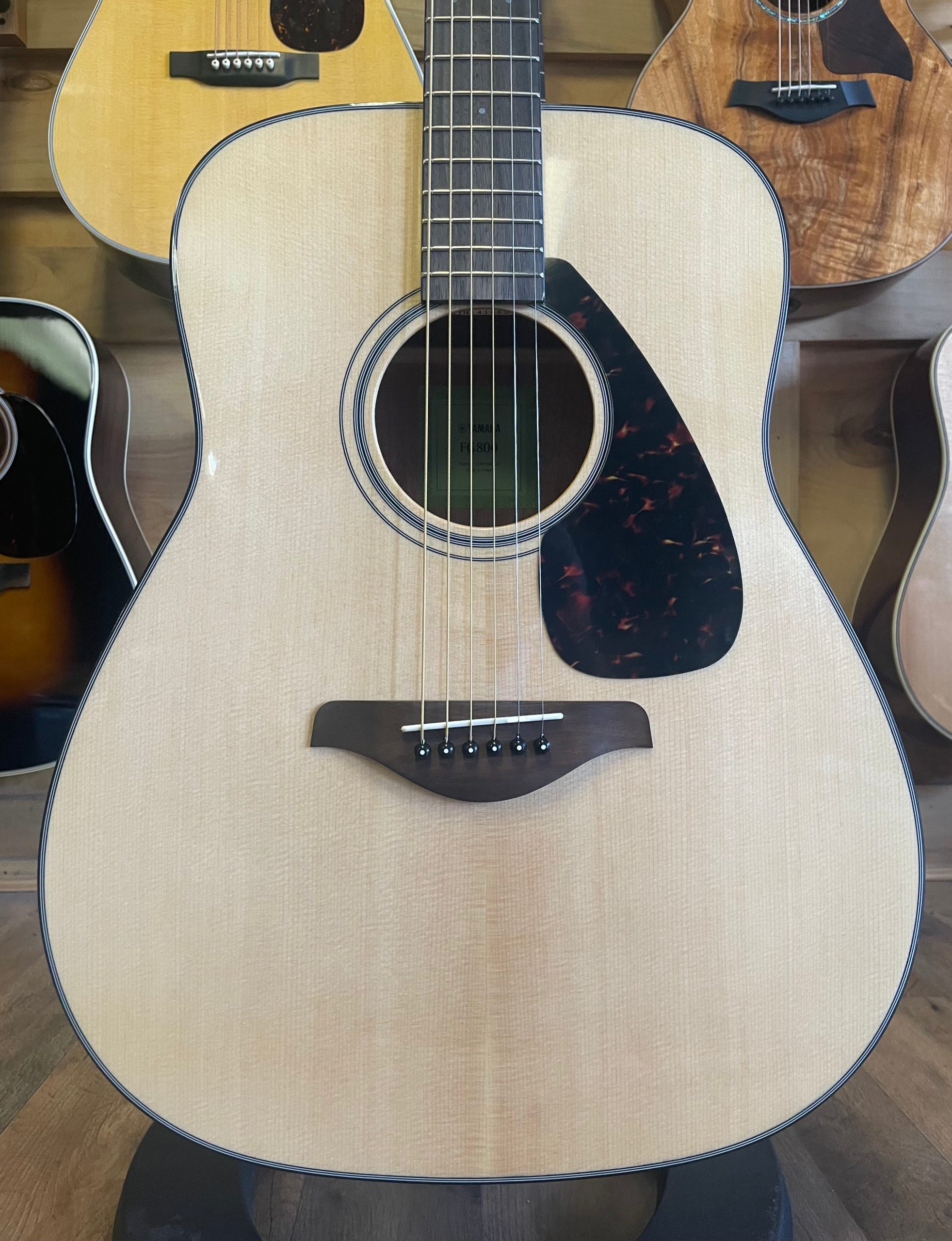 Yamaha FG800 Dreadnought - Natural – Allen Music Shop