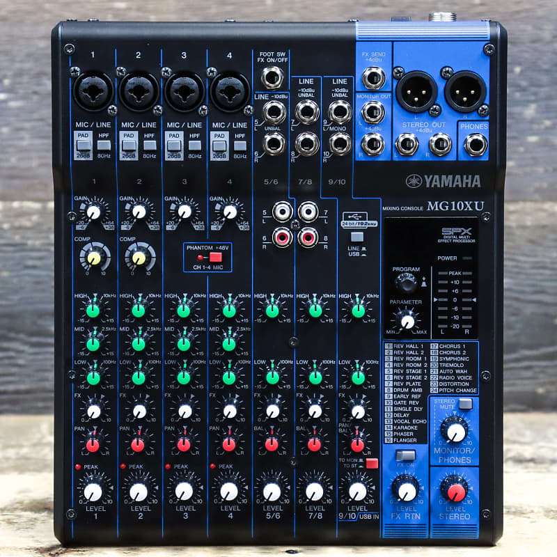 Yamaha MG10XU MG Series 10-Channel "D-PRE" Mic Preamps USB Audio Mixing  Console | Reverb
