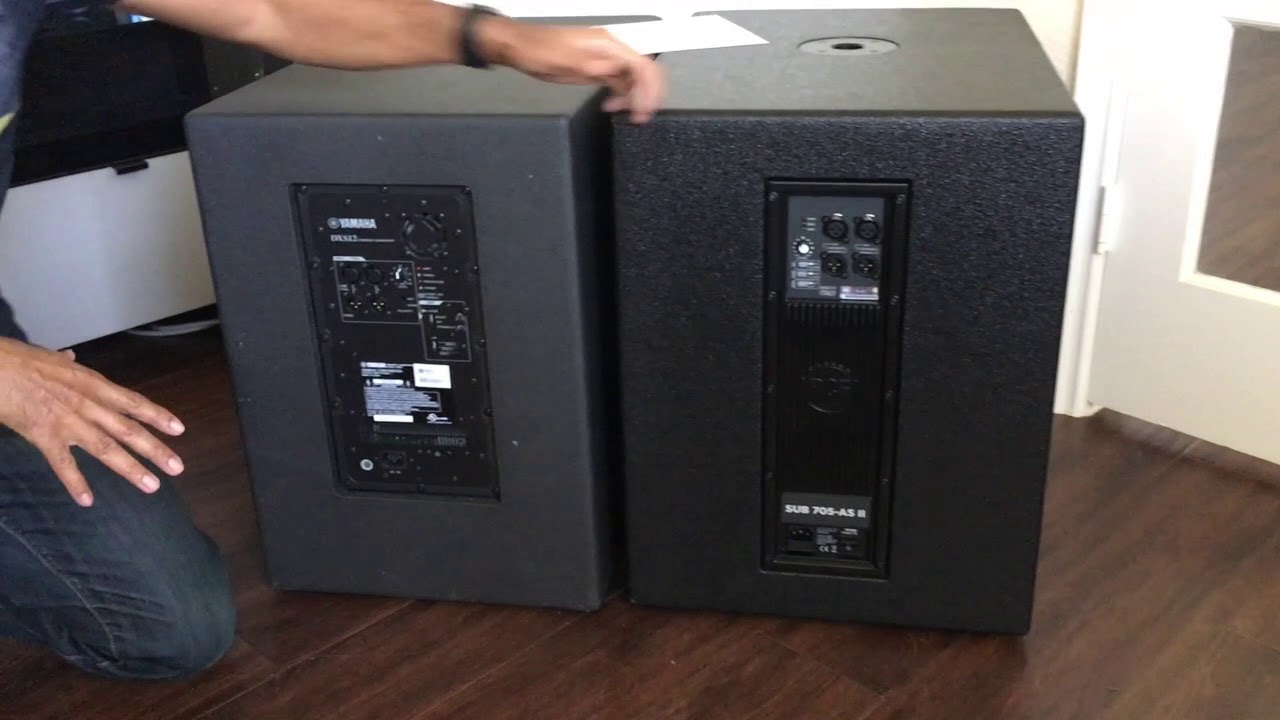Subwoofer Comparison Yamaha DXS-12 vs. RCF Sub 705 AS II