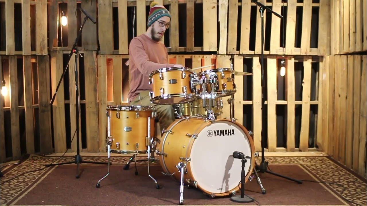 Yamaha Absolute Hybrid Maple Vintage Natural Drum Set - 20x16, 10x7, 12x8, 14x13