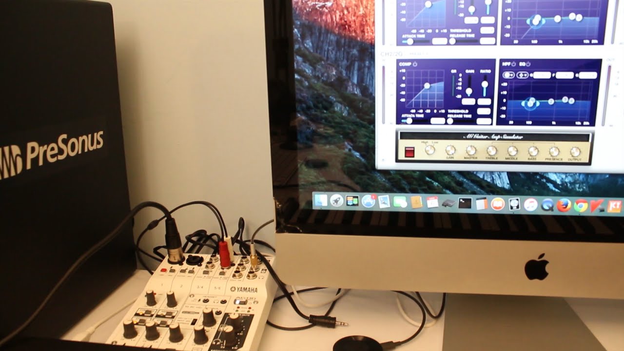 Yamaha AG06 Mixer Setup with Logic pro X and AG DSP app-Part 2