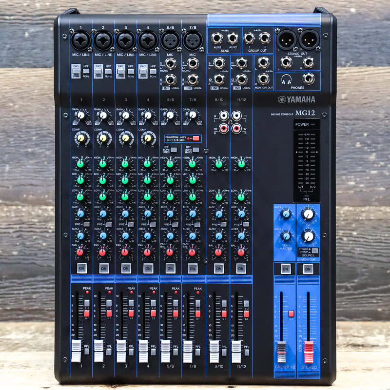 Yamaha MG12 Mixing Console MG Series 12-Channel 6 Mic/12 Line Input Analog  Mixer | Reverb Canada