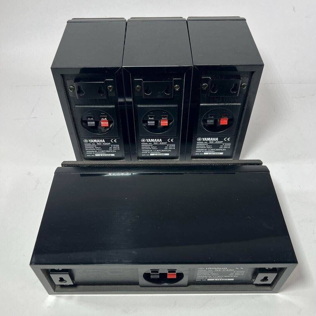 Yamaha NX-C430 Center & 3 NX-430P Surround Sound Speakers | eBay UK