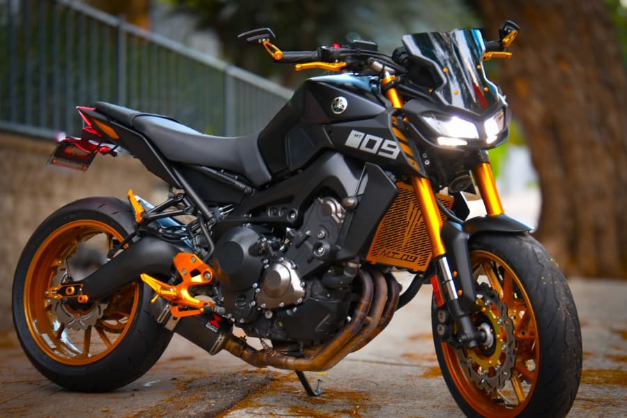 2019 Yamaha MT-09 Motorcycle Rental in Los Angeles, CA m-v97rmke
