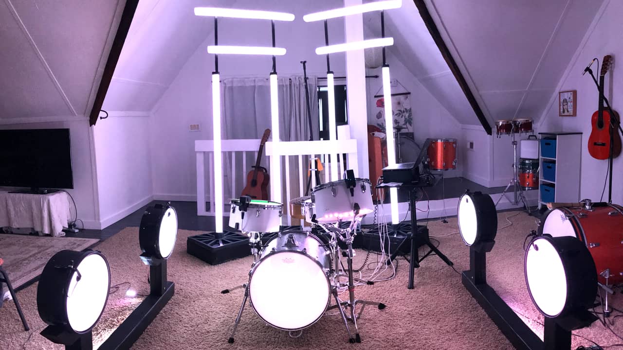 Josh Green's Epic Sensory Percussion-Controlled Light Rig