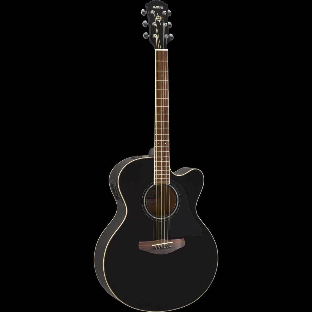 Yamaha CPX600 Medium Jumbo Black Acoustic-Electric Guitar With Bag, For Musical Use at ₹ 11000/piece in New Delhi
